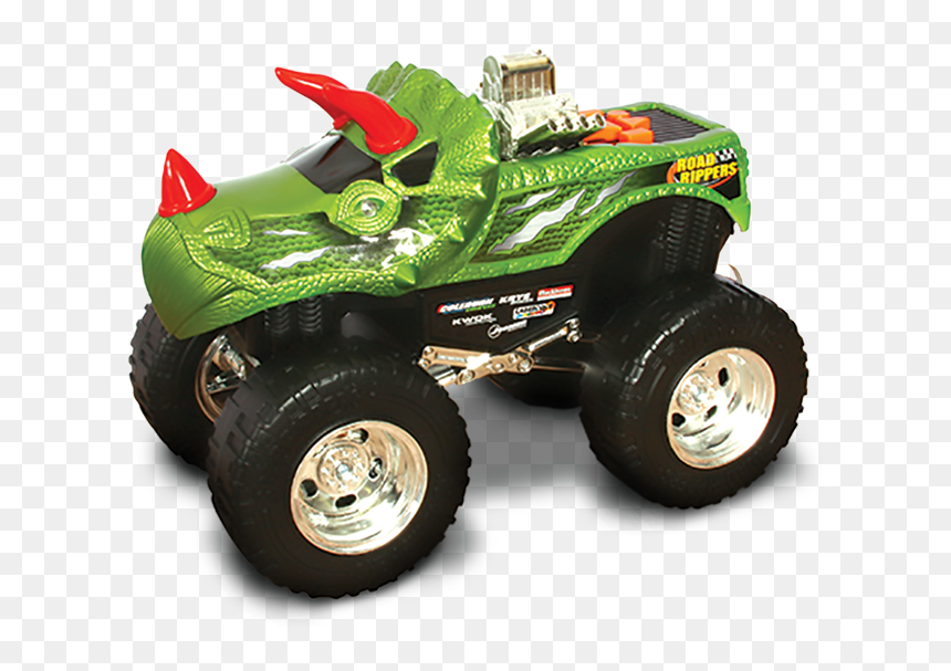 Vehicle,monster Truck,all Terrain Vehicle,radio Controlled - Green Toy Monster Truck, HD Png Download - monster trucks png