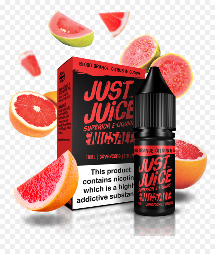 Blood Orange, Citrus & Guava Salt E-liquid 20mg 10ml - Just Juice Salts, HD Png Download - blood orange png