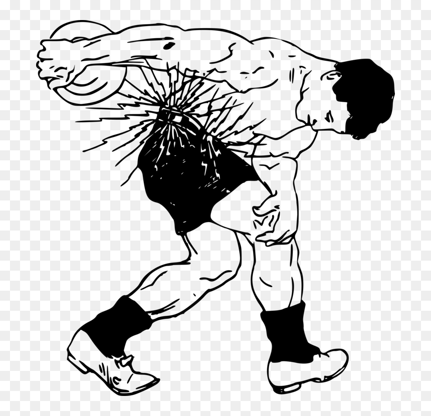 Art,monochrome Photography,headgear - Discus Throw Drawing, HD Png Download - discus png