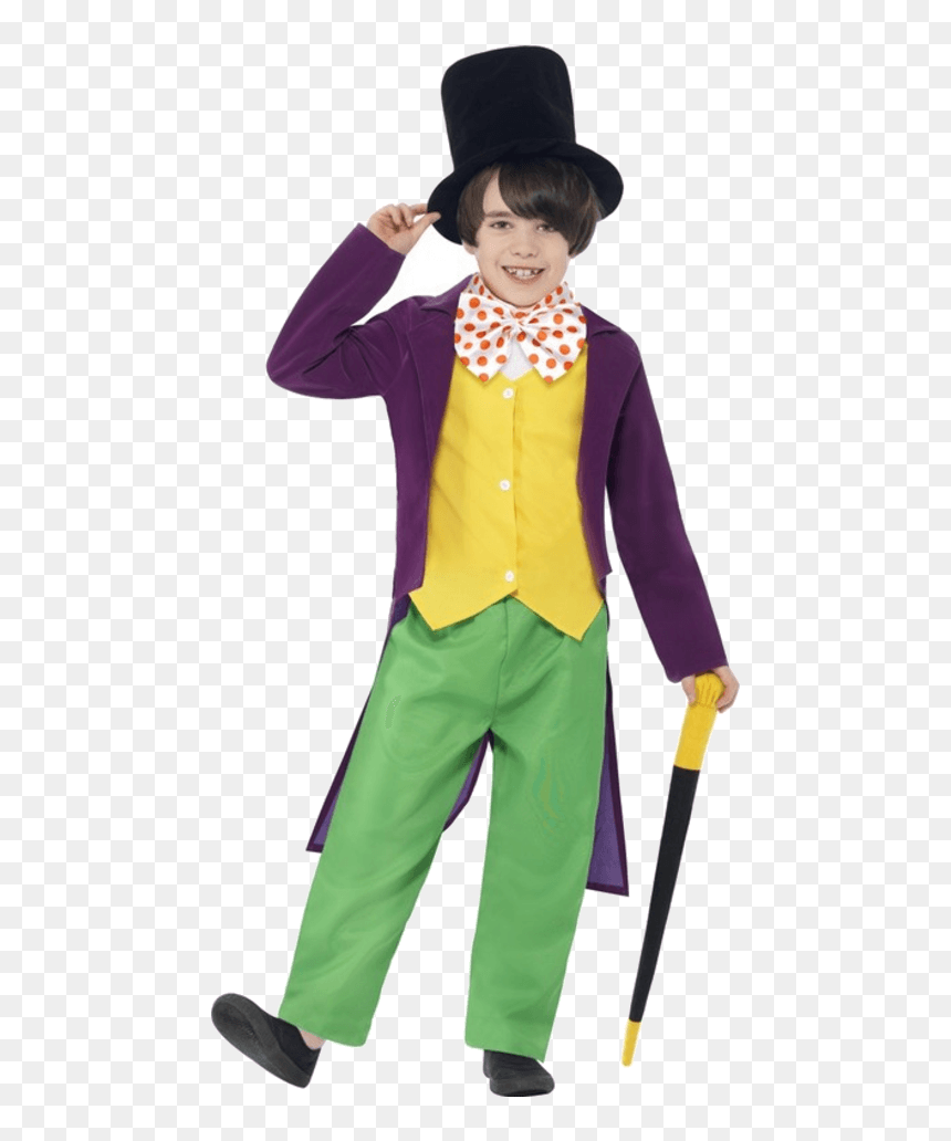 Roald Dahl Day Costumes, HD Png Download - willy wonka hat png