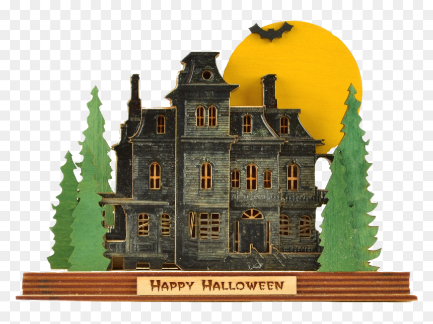 Castle, HD Png Download - halloween house png