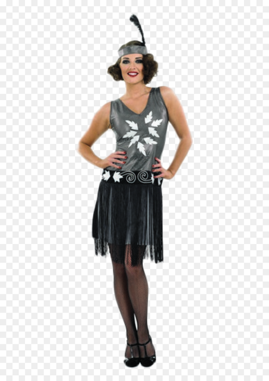 Ladies 1920s Cocktail Dress - 1920 S Ladies, HD Png Download - roaring 20s png