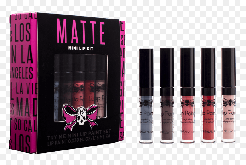 Matte Mini Lip Kit Collection - Tattoo Junkee, HD Png Download - video vixen png