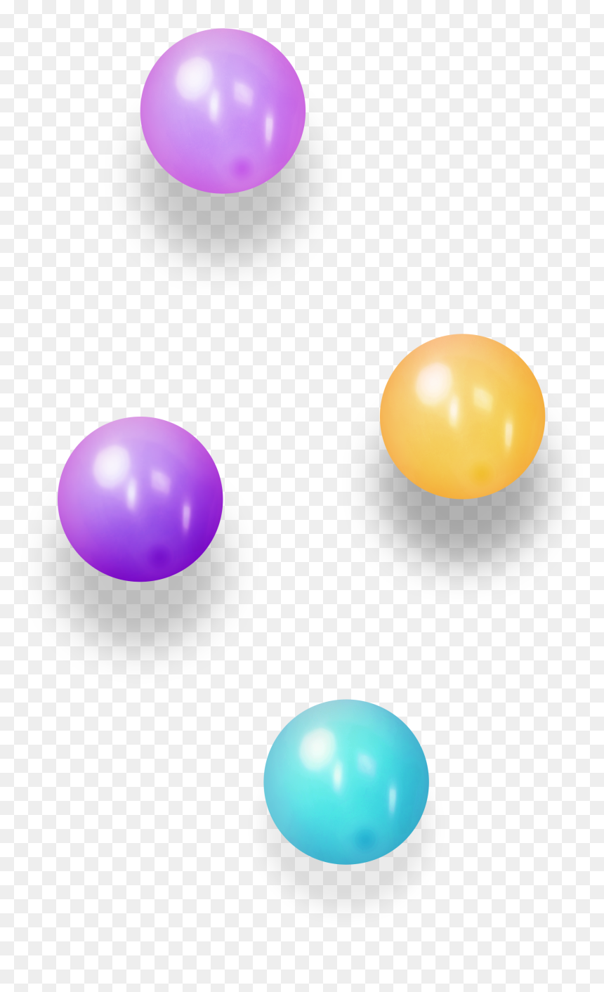 Hand Drawn Cartoon Texture Balloon Decoration Vector - Sphere, HD Png Download - cartoon balloon png