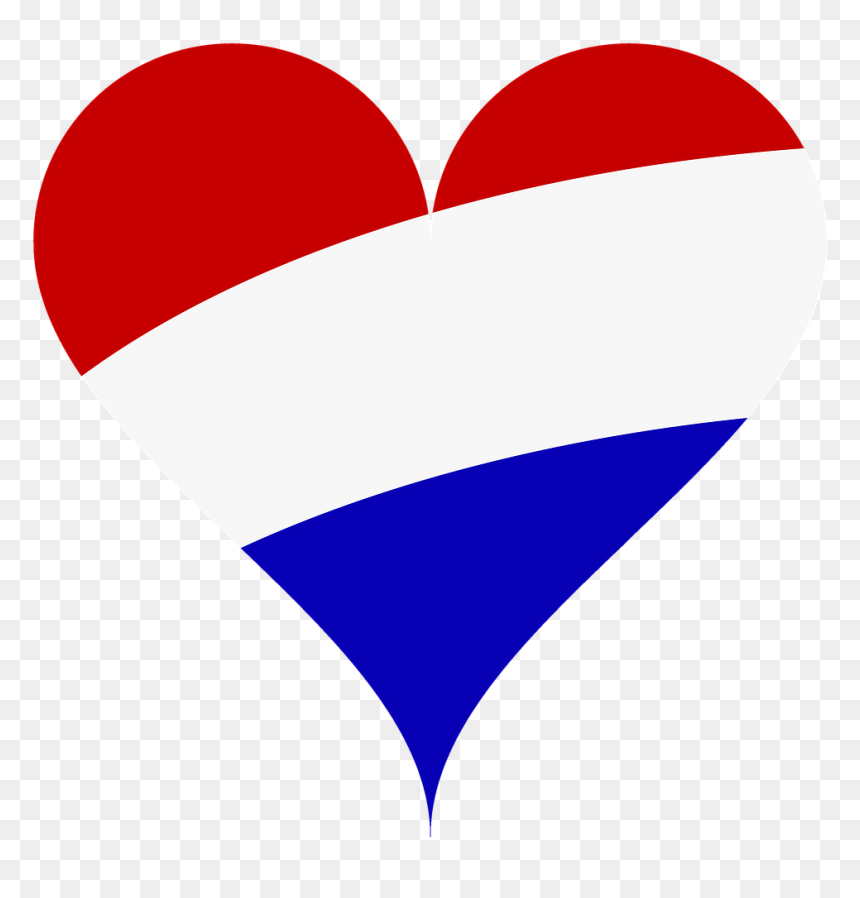 Netherlands, Love, Heart, Flag, Netherlands, Holland - Heart, HD Png Download - american flag heart png