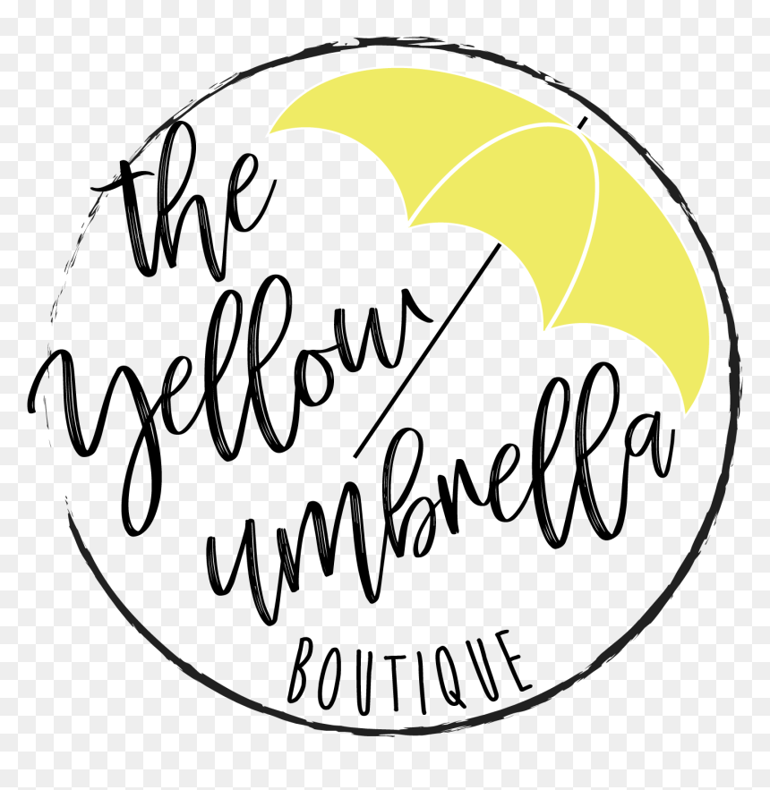 Calligraphy, HD Png Download - yellow umbrella png
