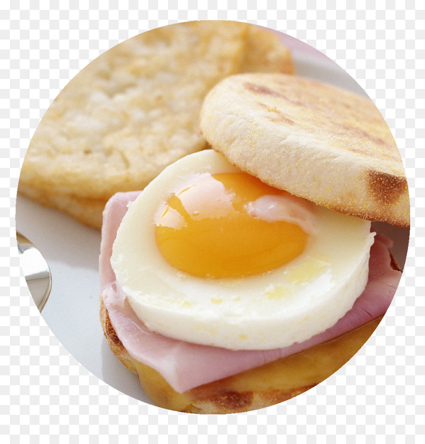 Ham And Egg Burger, HD Png Download - ham sandwich png