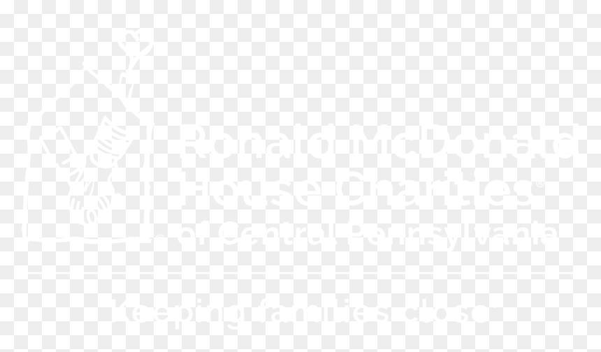 Ronald Mcdonald House Logo White, HD Png Download - mcdonalds sign png
