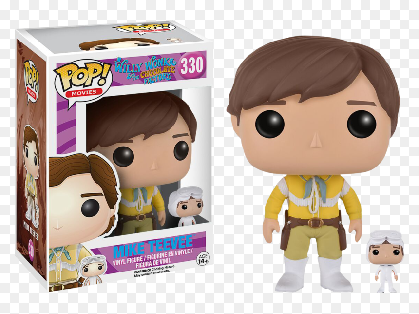 Mike Teevee Pop Vinyl Figure - Charlie And The Chocolate Factory Funko, HD Png Download - willy wonka hat png