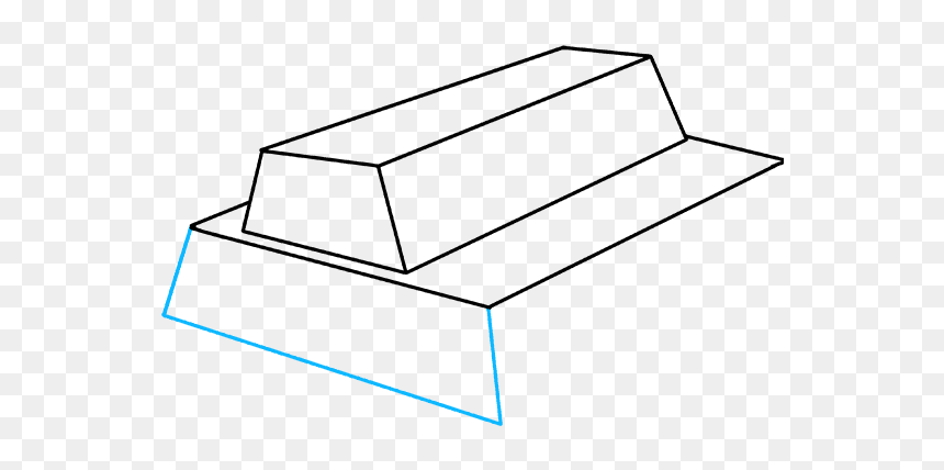 How To Draw Gold - Drawing Of Gold, HD Png Download - gold brick png