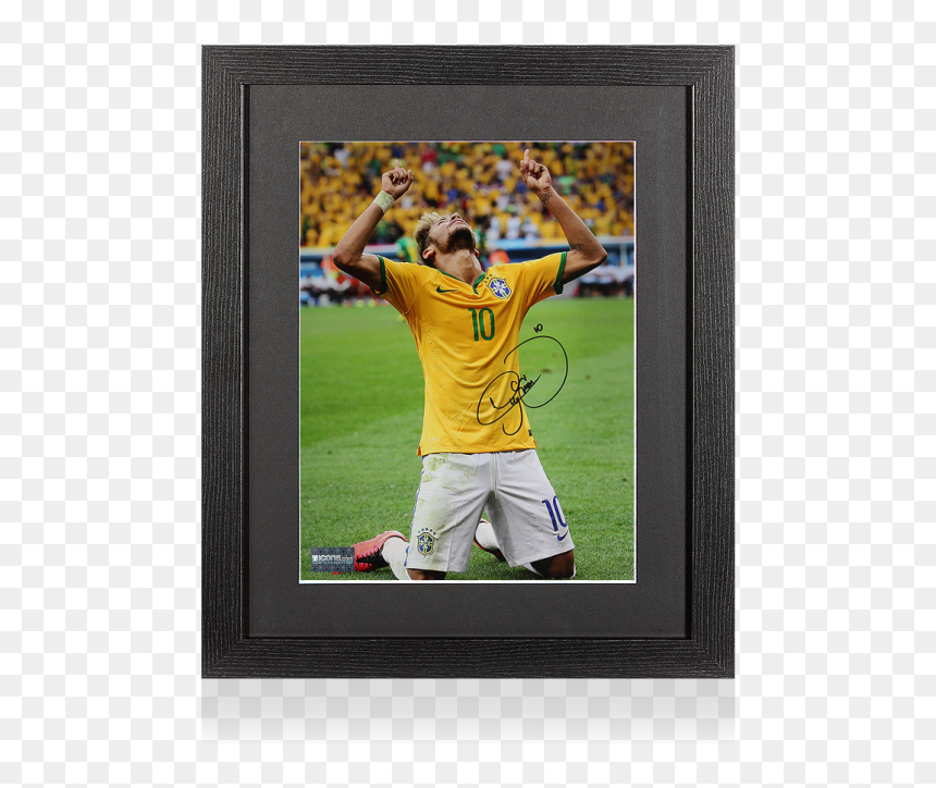 Digital Photo Frame - Neymar Brazil 2014 World Cup Celebration, HD Png Download - digital frame png