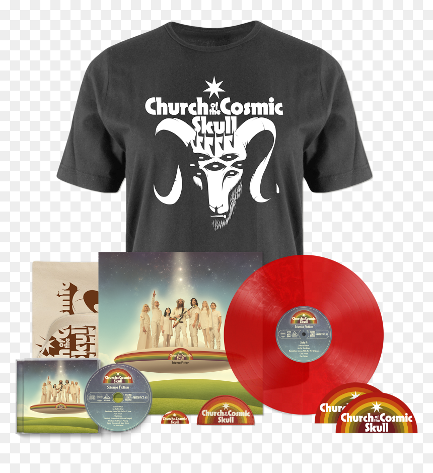 Transparent Martian Png - Church Of Cosmic Skull Shirt, Png Download - martian png