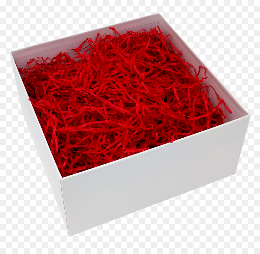 Red Shredded Paper - Box, HD Png Download - shredded paper png