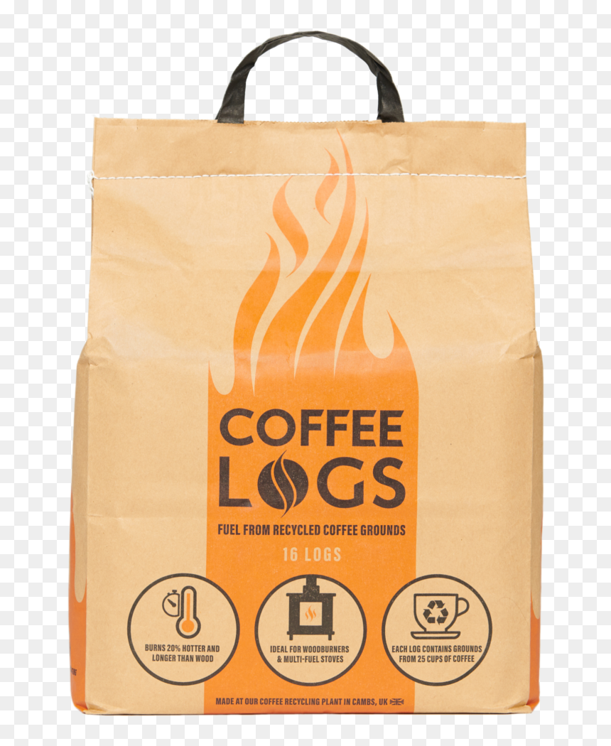 Bio Bean Coffee Logs, HD Png Download - shredded paper png
