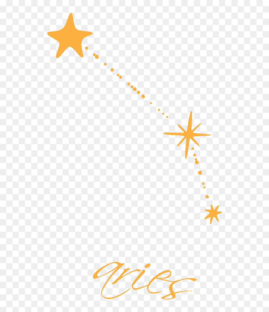 Временное Тату Овен - Star, HD Png Download - aries sign png