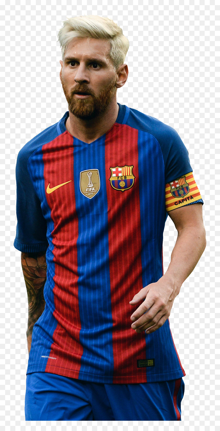 Lionel Messi - La Liga Barcelona 2016, HD Png Download - messi png 2015