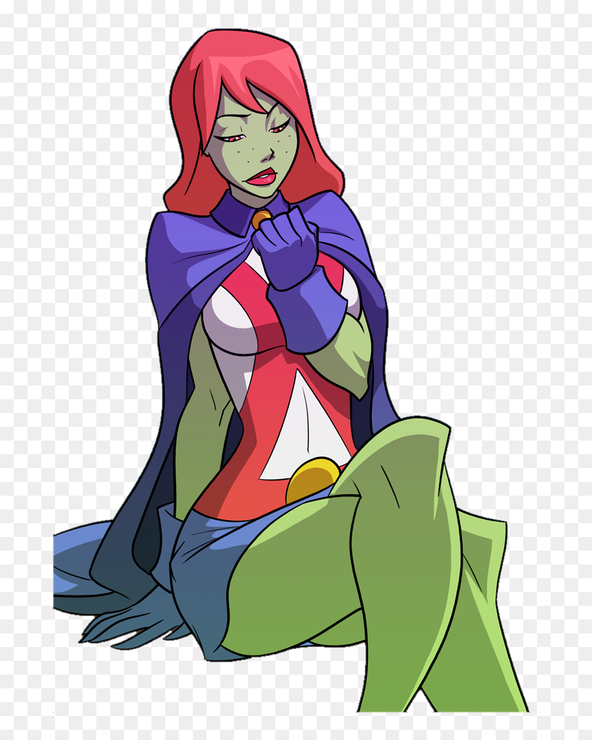 💚miss Martian Sticker💚 - Dc Comics Miss Martian, HD Png Download - martian png
