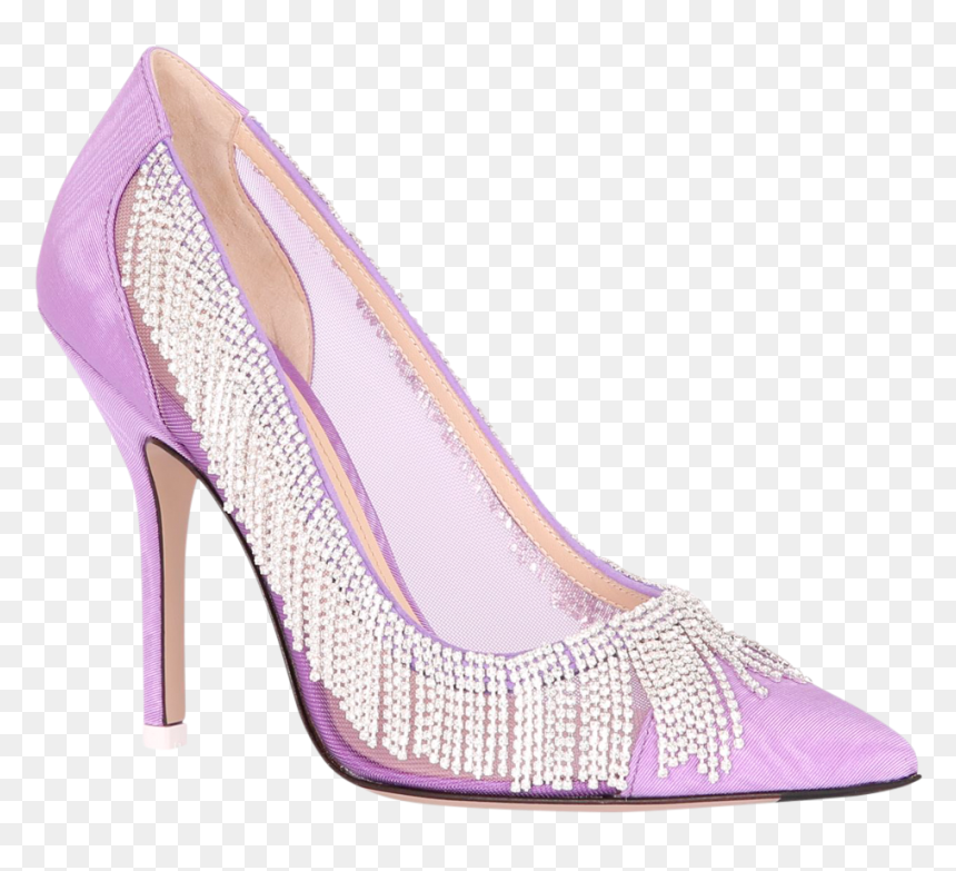 Lilac Decollete Pump - Basic Pump, HD Png Download - cinderella shoes png