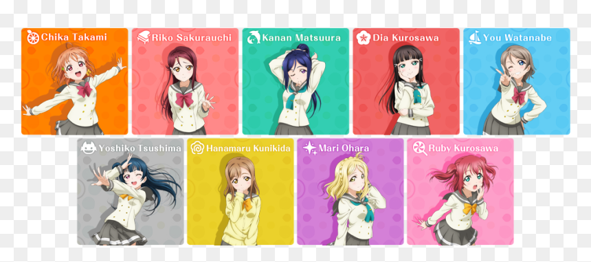 Love Live Worldwide Poster Girl, HD Png Download - love live sunshine png