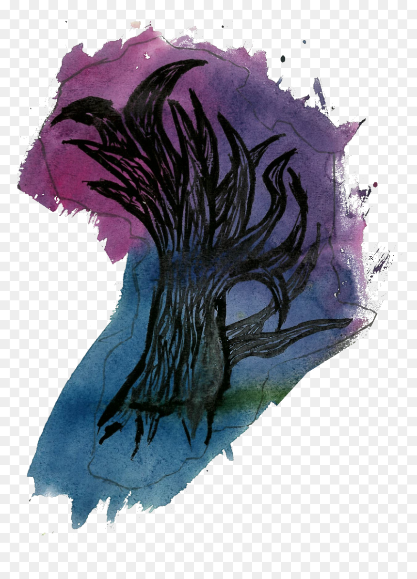 Africa Tree Watercolor Watercolour Transparent Background - Illustration, HD Png Download - african tree png