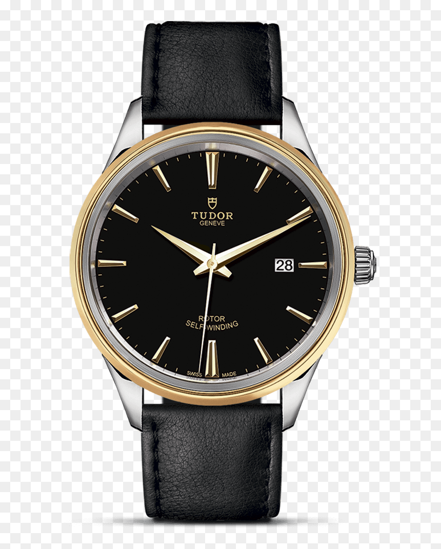 Tudor Style 41mm Black, HD Png Download - yellow lines png