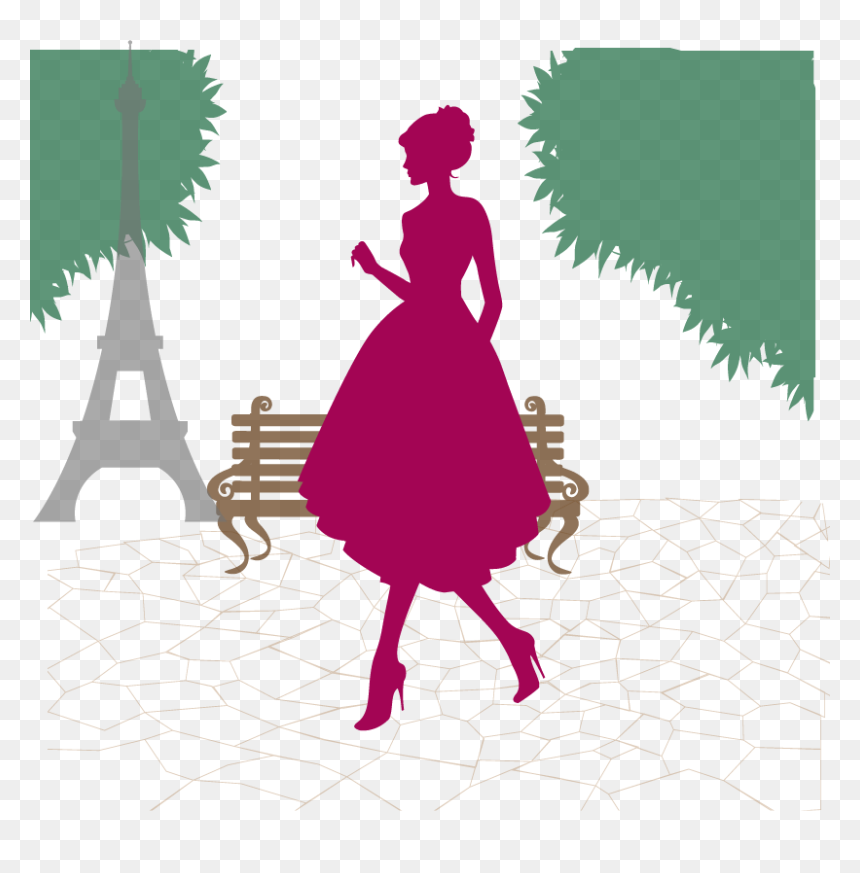 Clip Art Library Download Africa Clipart Elegant Woman - Elegant Women Clipart, HD Png Download - african tree png