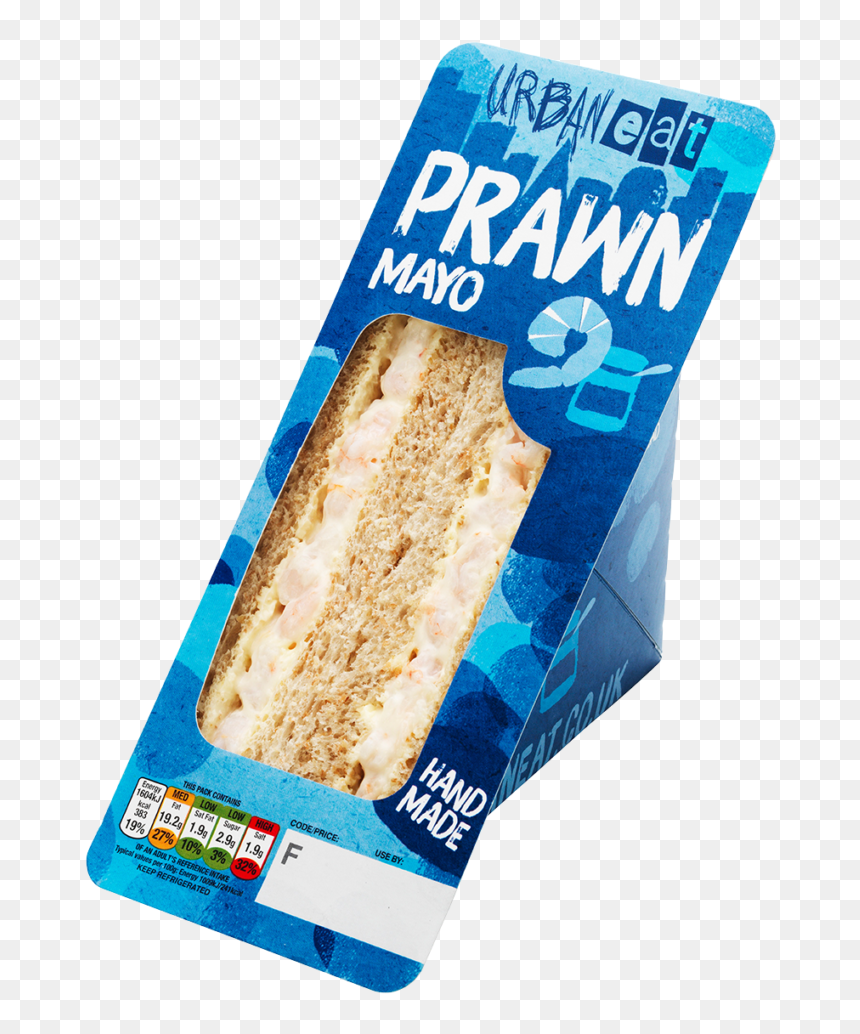 Prawn Mayonnaise Sandwich - Prawn Mayonnaise 1 Sandwich, HD Png Download - mayonnaise png