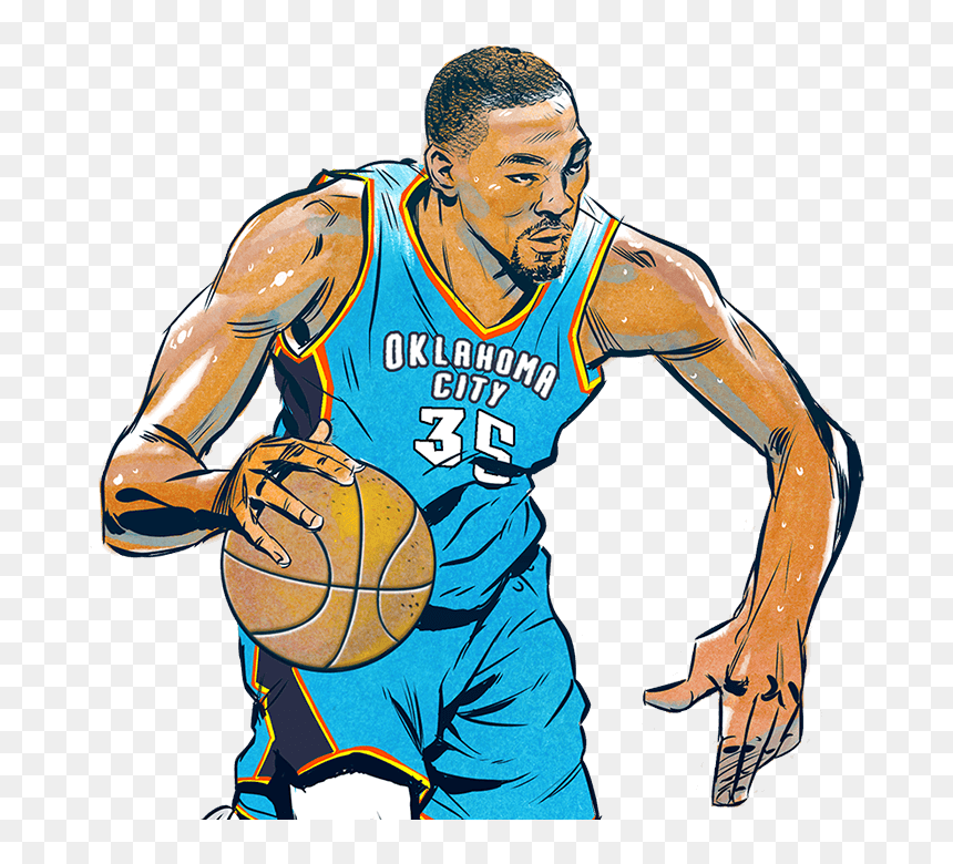 Dribble Basketball, HD Png Download - durant png