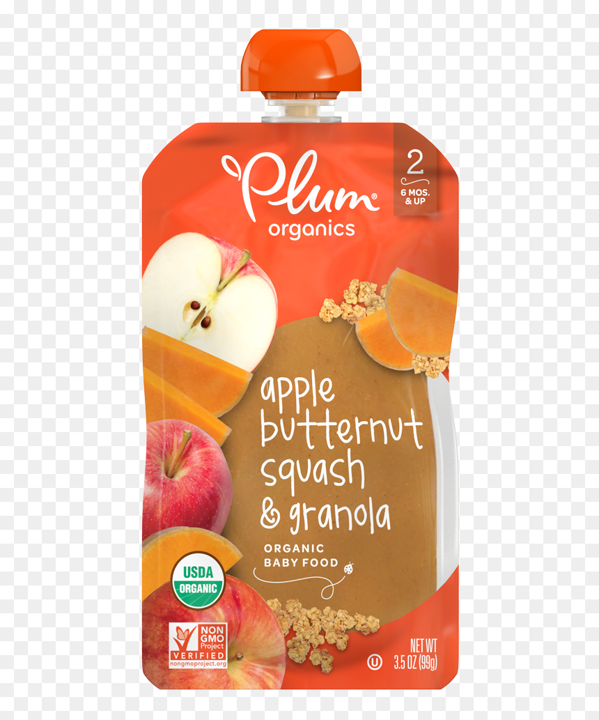 Plum Organics Baby Food, HD Png Download - butternut squash png