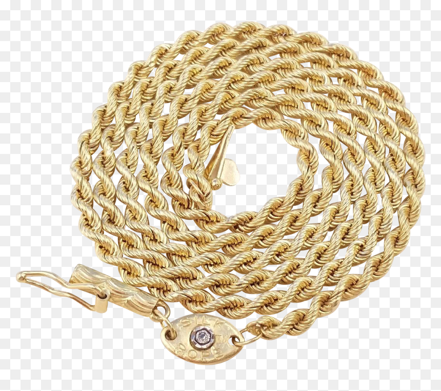 Miracle K Necklace Best - Necklace, HD Png Download - gold rope png