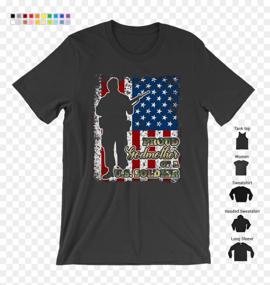 T-shirt, HD Png Download - us soldier png