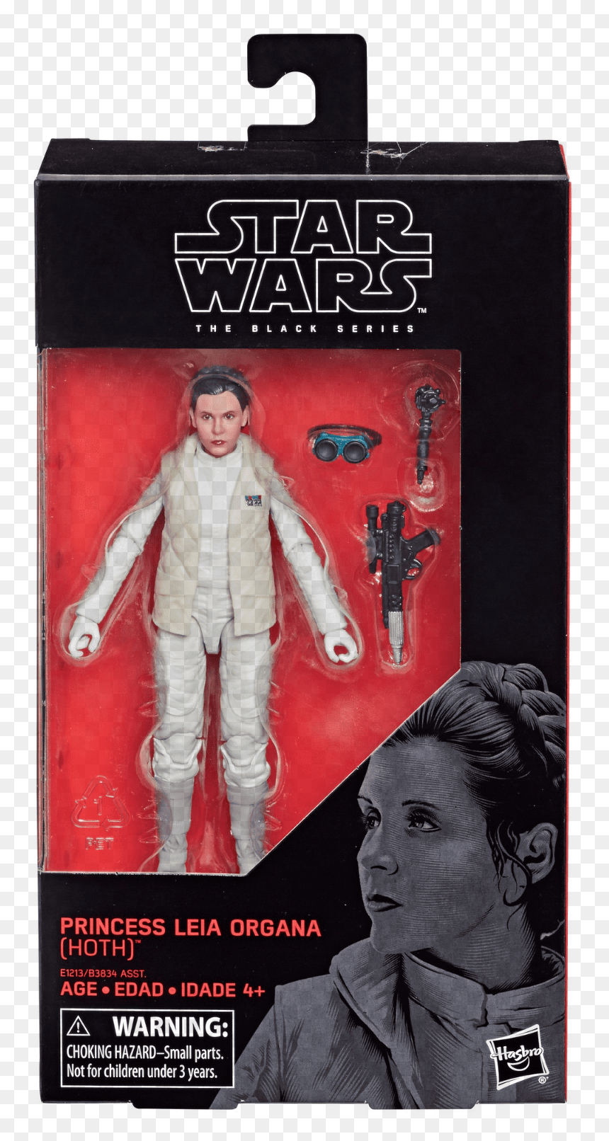 Star Wars Black Series Leia Hoth, HD Png Download - leia organa png