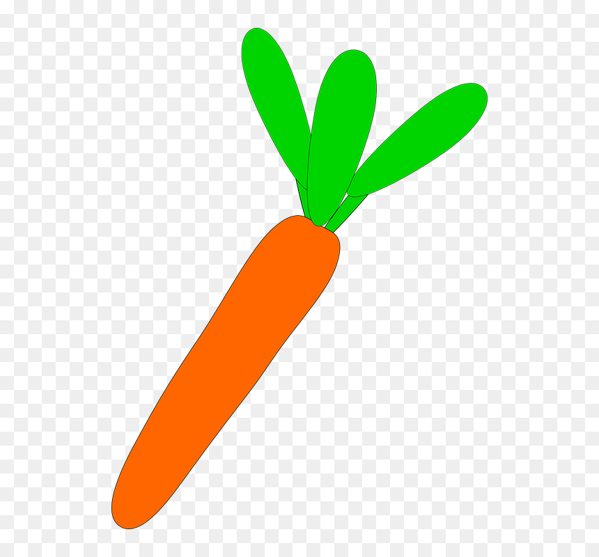 Carrot, Vegetable, Vegetarian, Raw, Plant, Food, Veggie - Animated Carrot Transparent, HD Png Download - veggie png