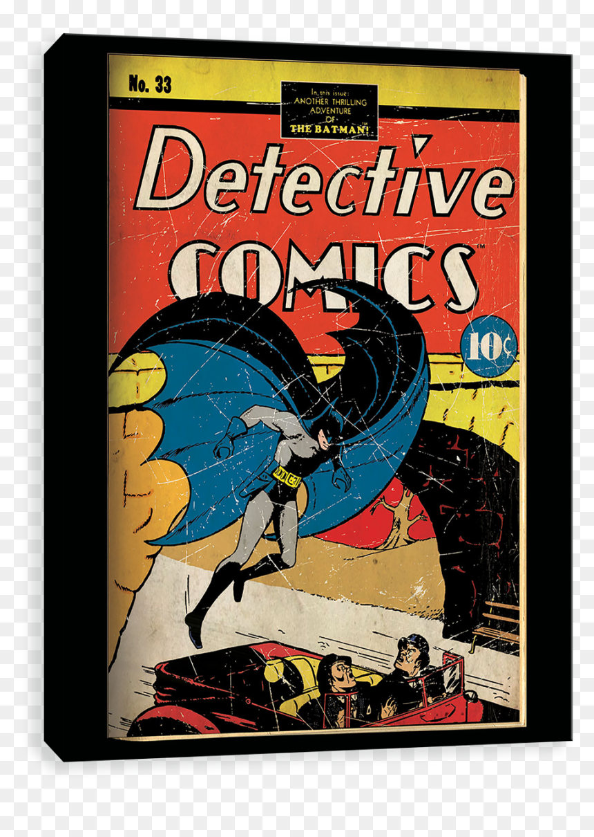 Detective Comics 33, HD Png Download - comic background png