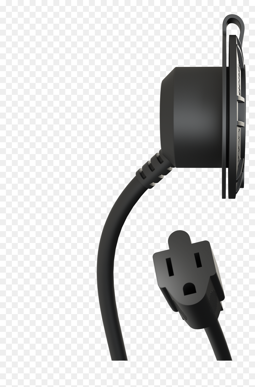 Noco Gcp1 Ac Port Plug With Extension Cord - Headphones, HD Png Download - extension cord png