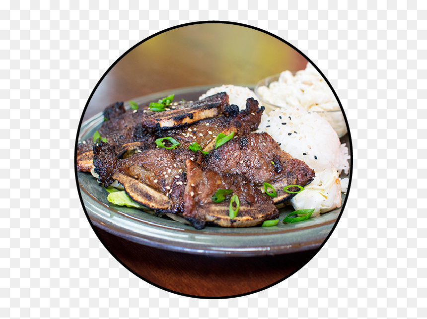 Kalbi Short Ribs - Delmonico Steak, HD Png Download - tacos de asada png