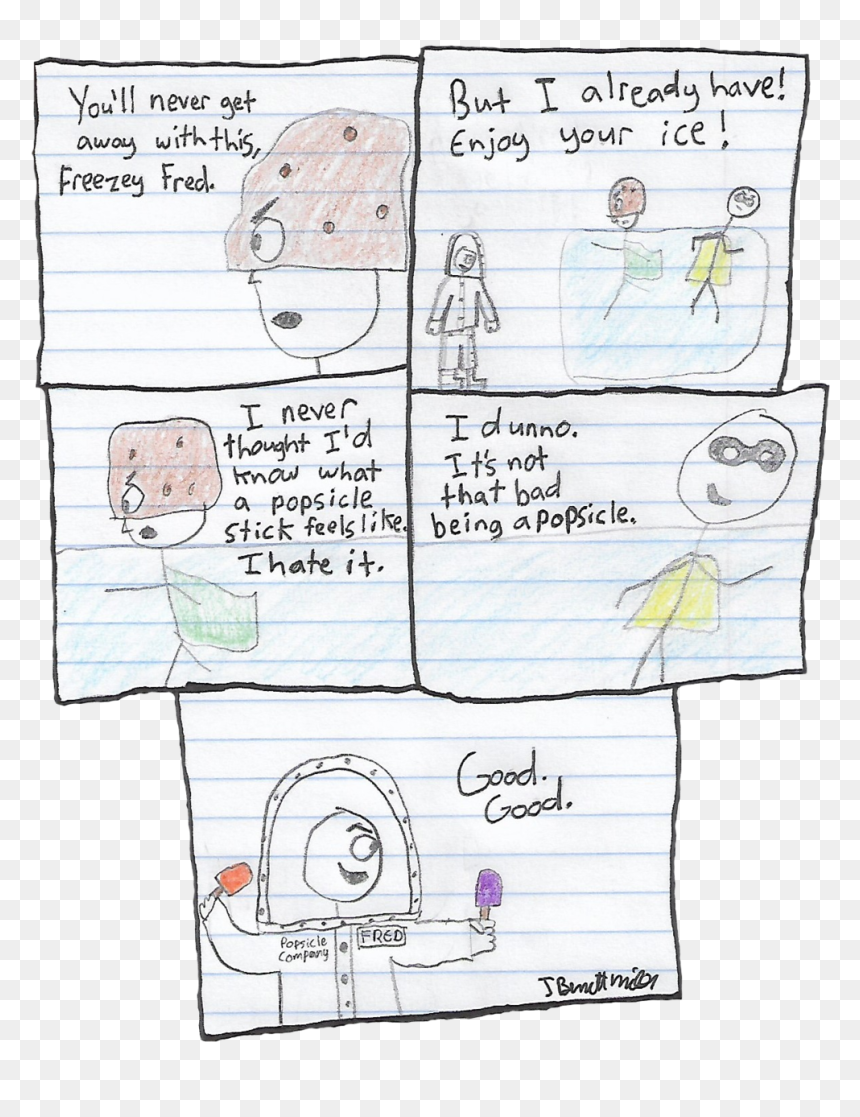 Comic 65 Patateman Freezey Fred - Cartoon, HD Png Download - comic background png