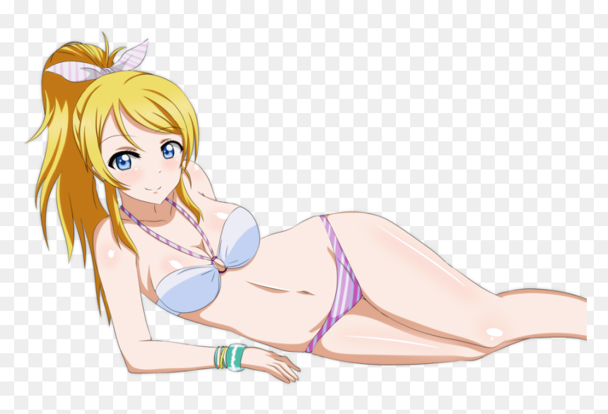 Ayase Eli4 358988 - Cartoon, HD Png Download - eli ayase png