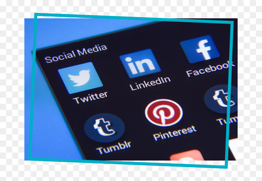 Holiday Postings Social Media - Social Media, HD Png Download - tumblr frame png