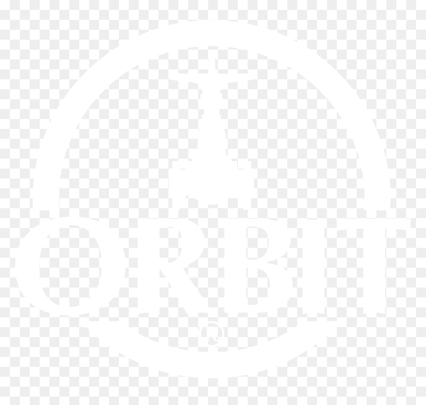 Orbit Logo Black And White - Samsung Png Logo White, Transparent Png - orbit png