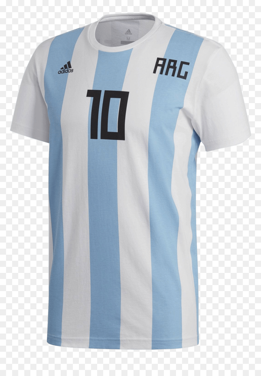 Adidas Argentina Cotton Tee, HD Png Download - messi argentina png