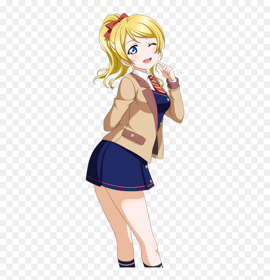 Ai Miyashita And Eli Ayase, HD Png Download - eli ayase png