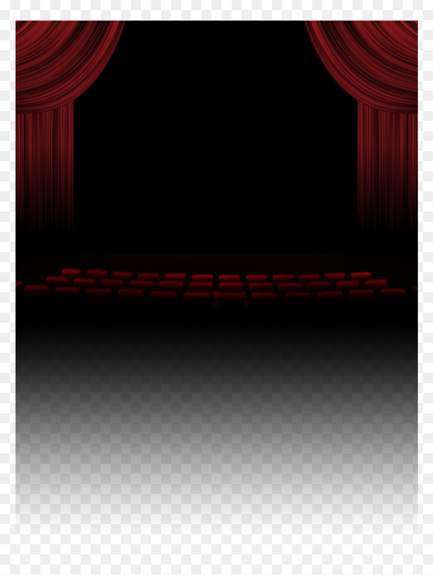 Transparent Theatre Curtain Png - Stage, Png Download - theatre curtain png