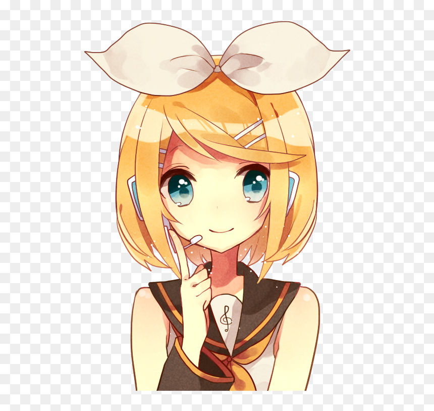 Rin Kagamine, HD Png Download - hatsune miku chibi png