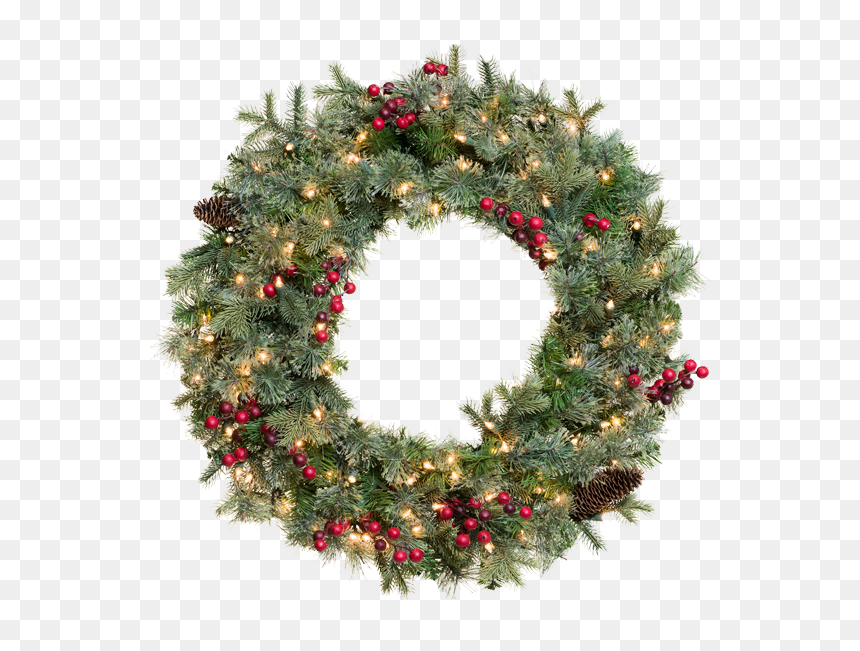 Transparent Greenery Wreath Png - Wreath, Png Download - greenery wreath png