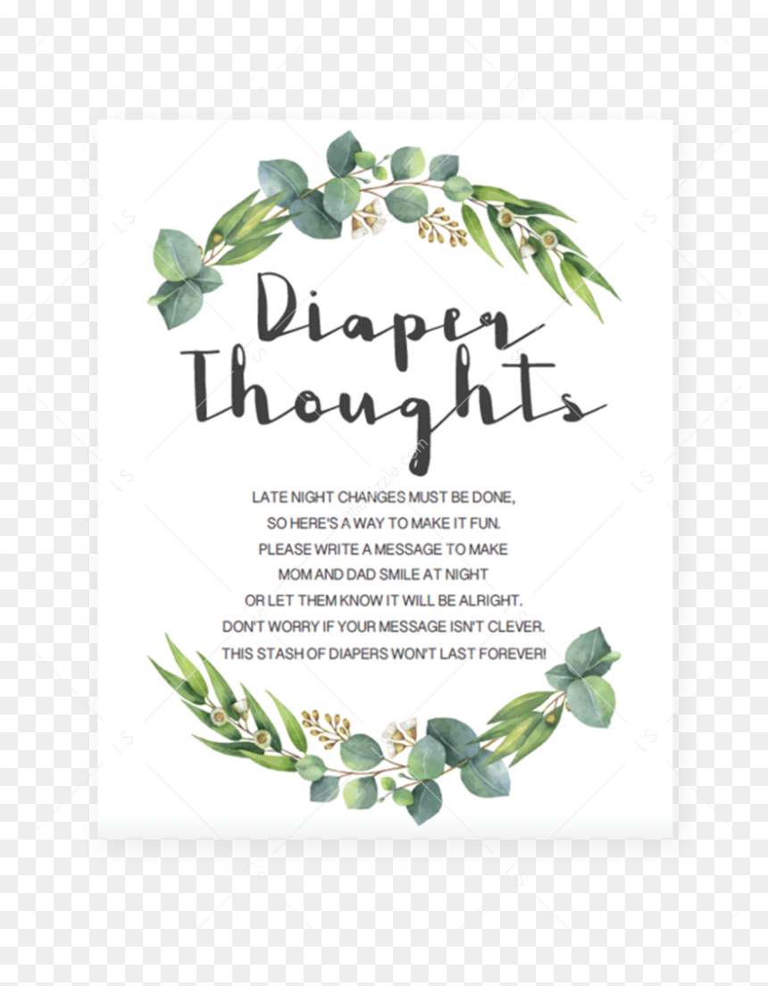 Free Printable Mimosa Bar, HD Png Download - greenery wreath png