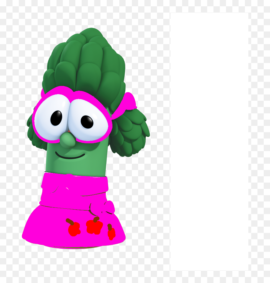 Cucumber Clipart Veggietale - Veggietales Libby Asparagus, HD Png Download - veggie png