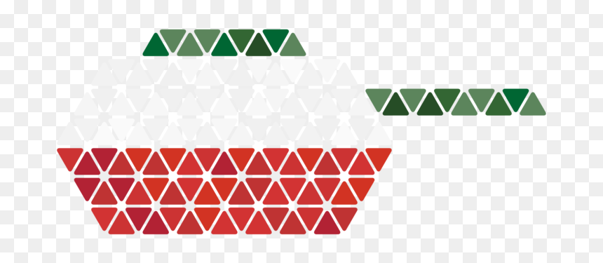 Poland Tank Warsaw Polish Poland Gun Vector Triangles - Triangle, HD Png Download - polish flag png