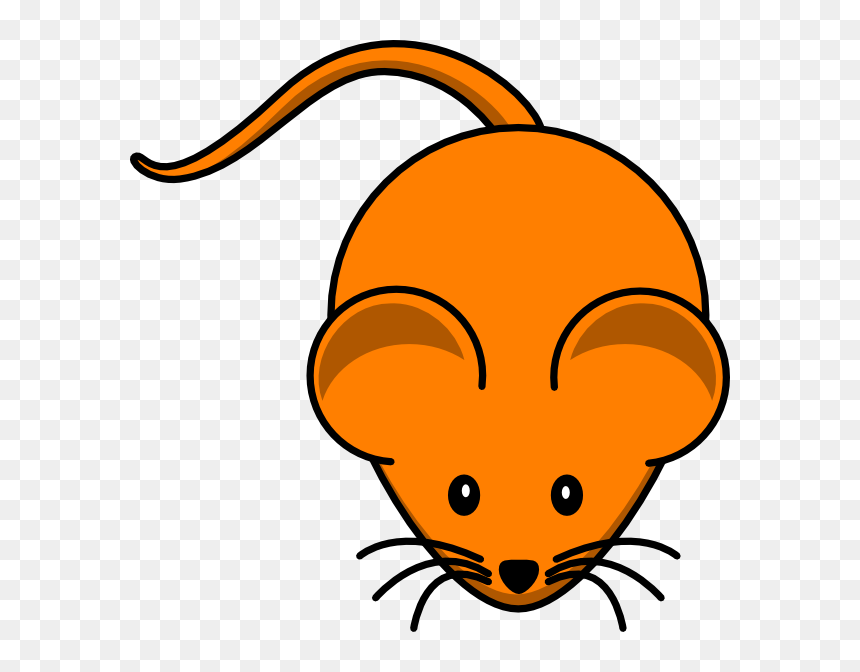 Orange Mouse Svg Clip Arts - Mouse Clip Art, HD Png Download - rodent png