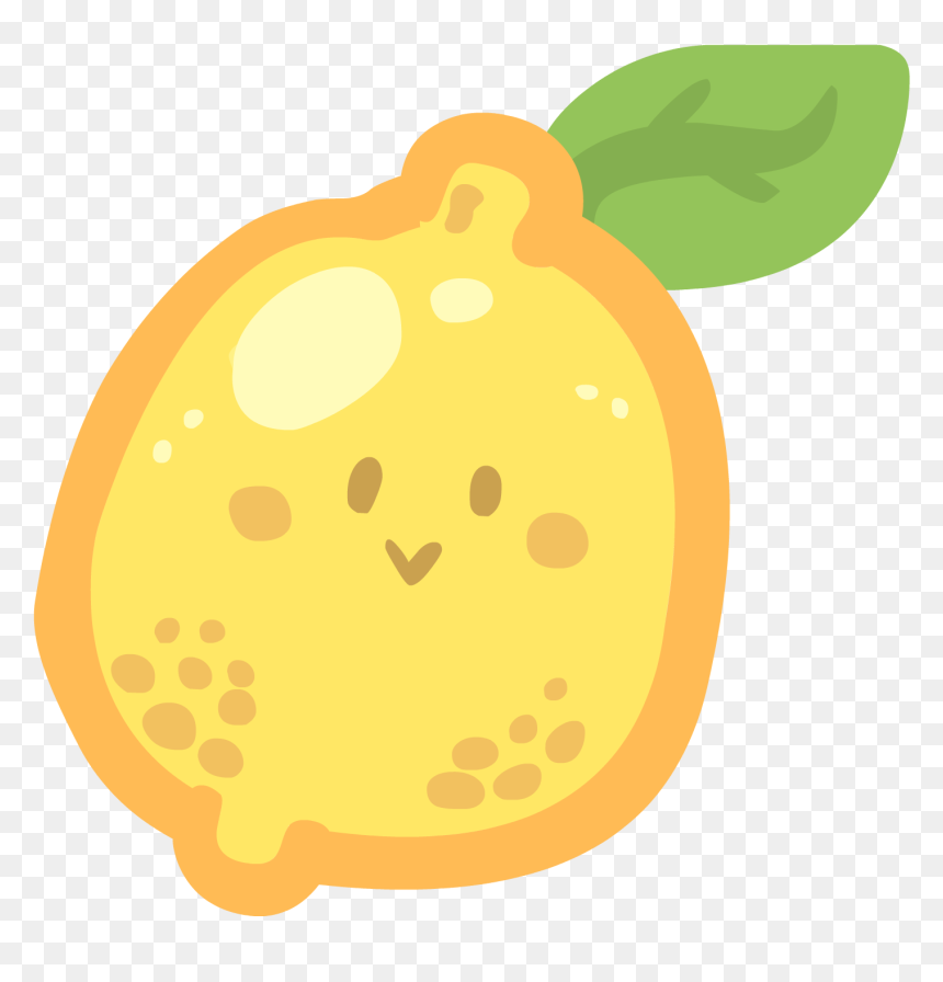 Lemon Fruit - Illustration, HD Png Download - cartoon lemon png